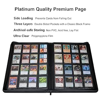 Amazon.co.jp: GrinOwl 16ポケットカードバインダー